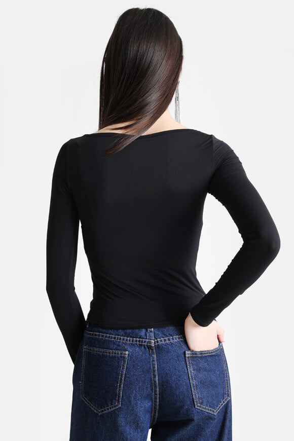 Camicia a maniche lunghe - Nero