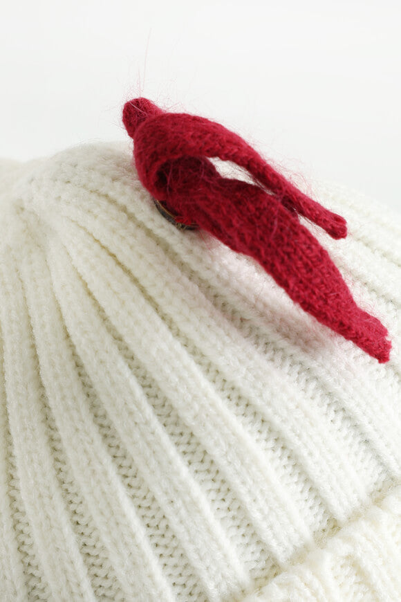 Mohair Beanie - Cream