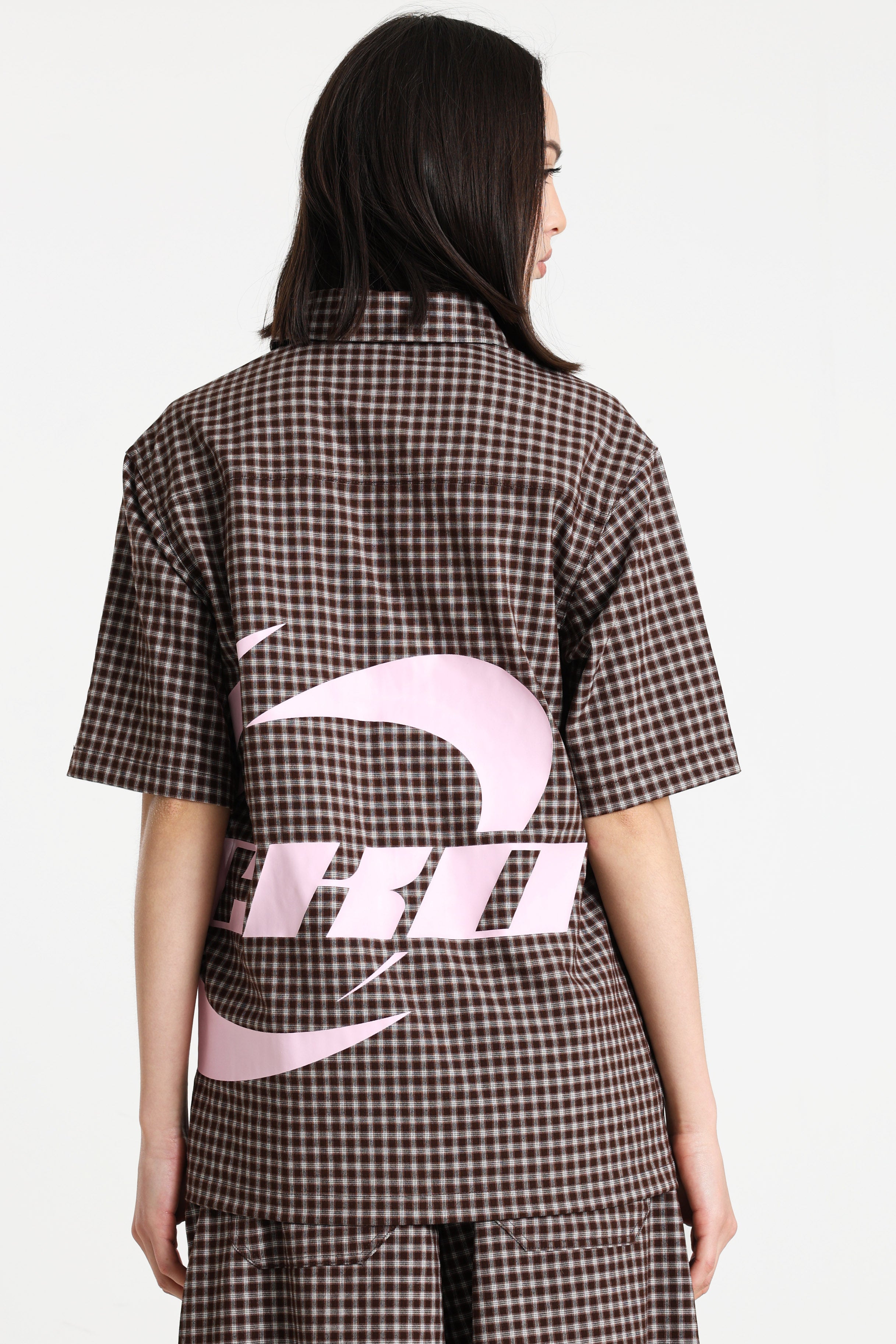 Hemd - Braun + Rosa