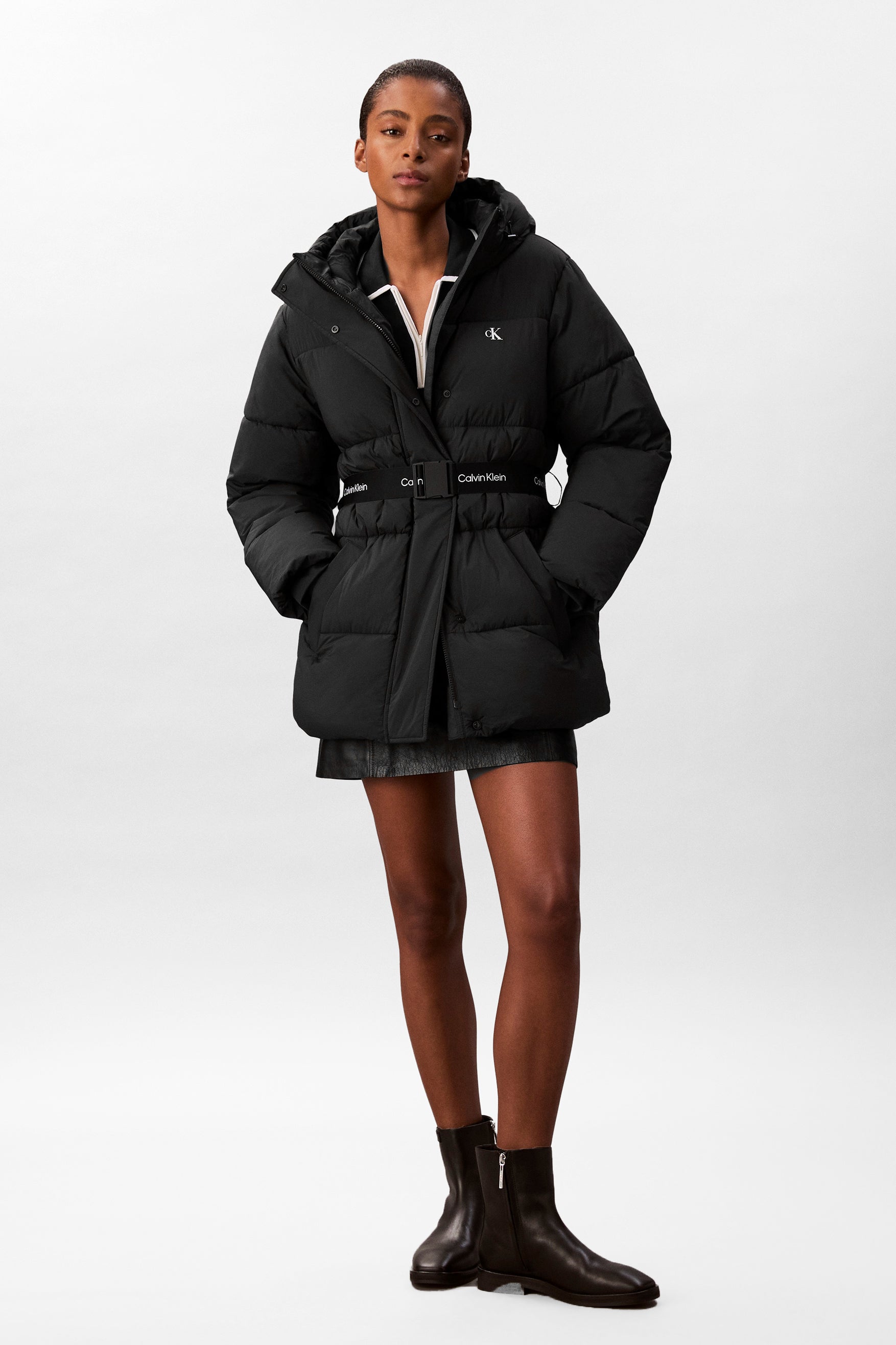 Manteau bouffant - Black