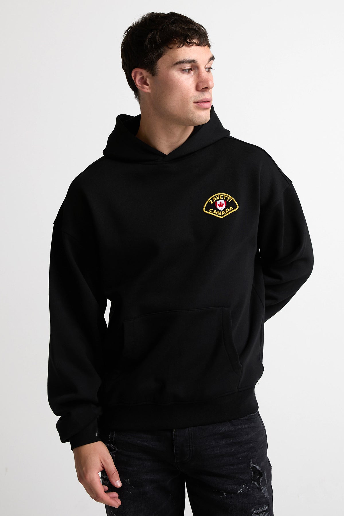 Verglas Compatto Kapuzensweatshirt - Black