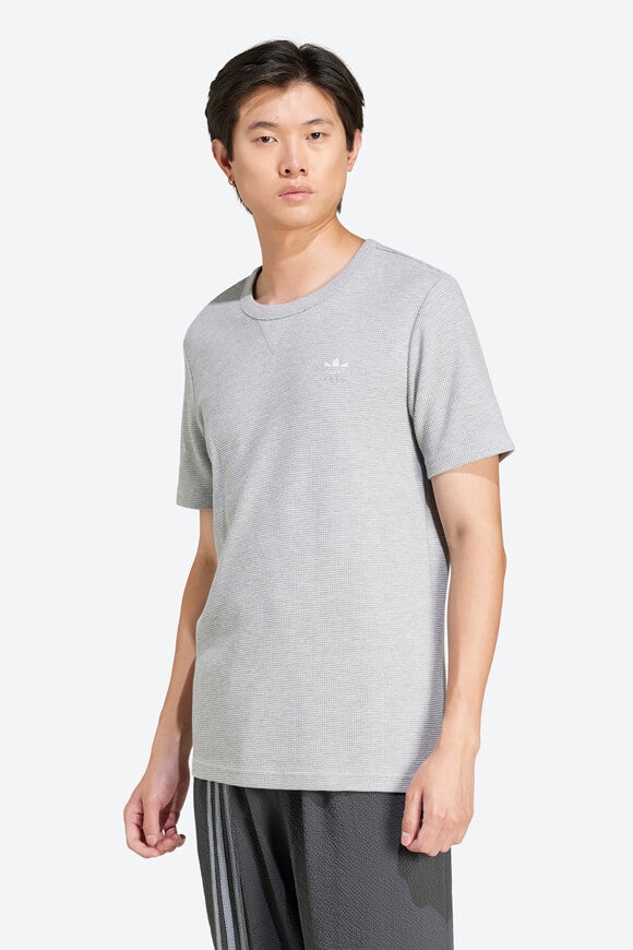 T-shirt à structure gaufrée - Medium Grey Heather
