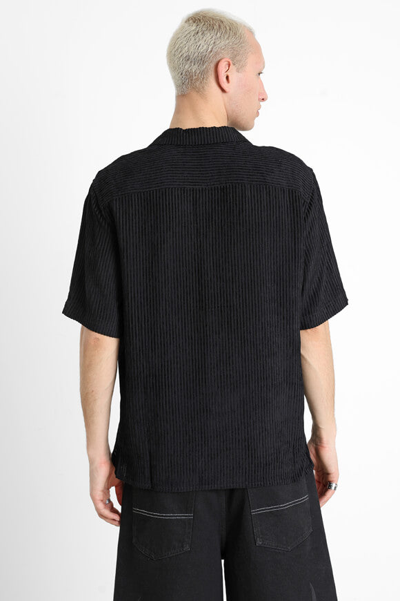 Strukturiertes Hemd - Schwarz
