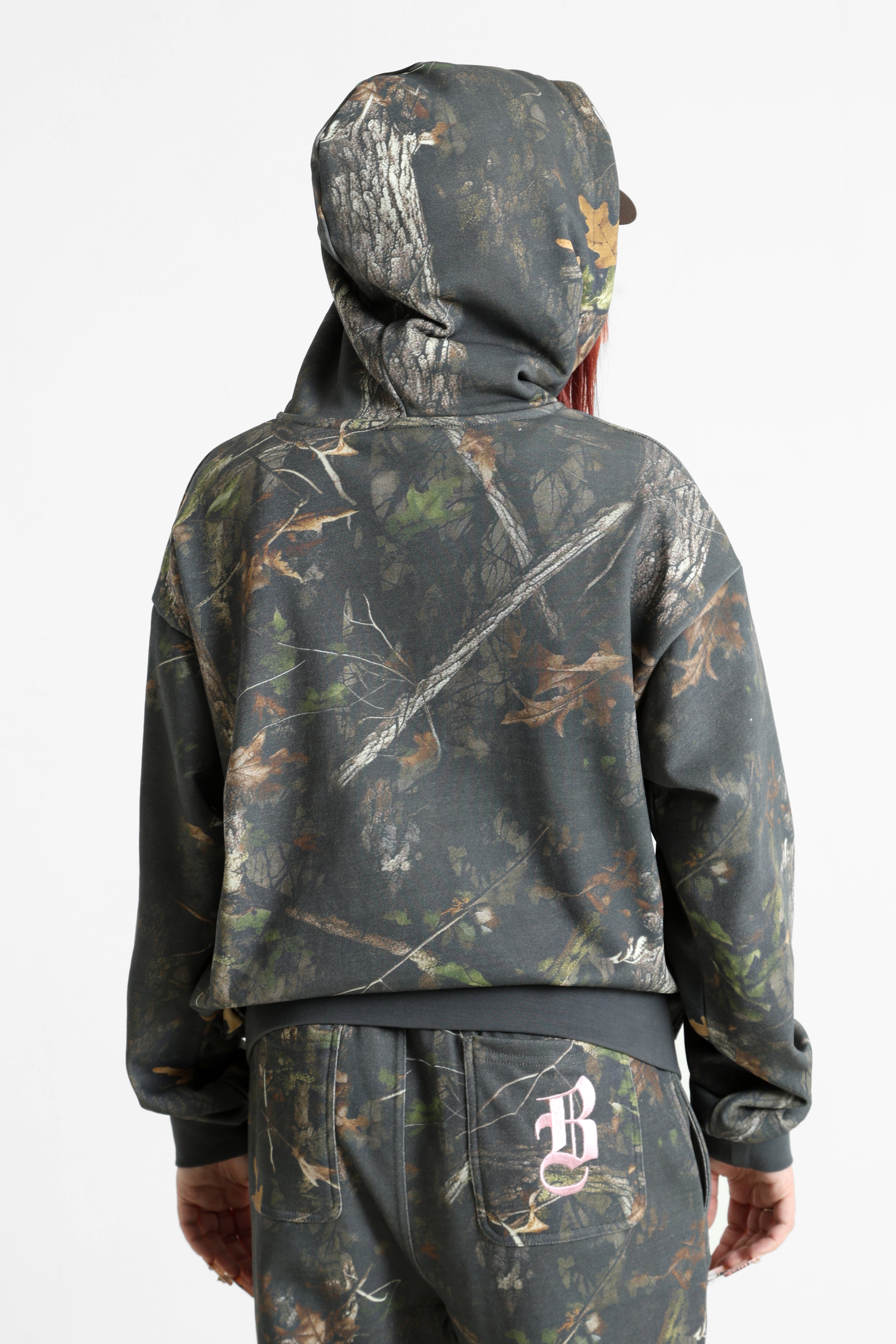 Felpa con cappuccio e zip - Anthracite