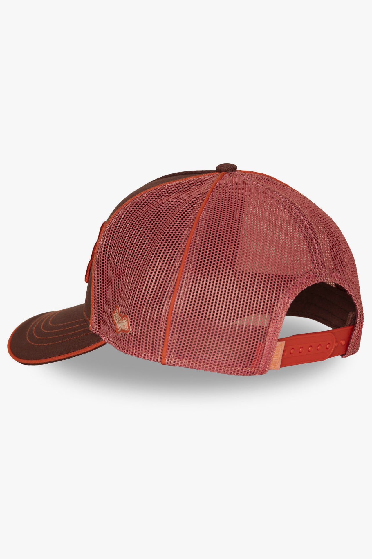 Trucker cap / snapback - Rust + Coral