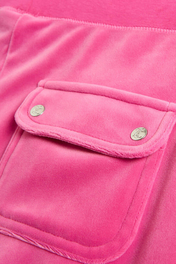 Layla flare velvet trousers - Very Berry