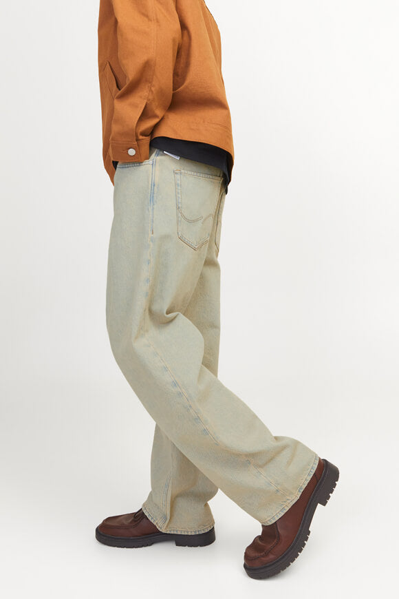 Ron Extra Baggy Fit Jeans L32 - Blue/Brown