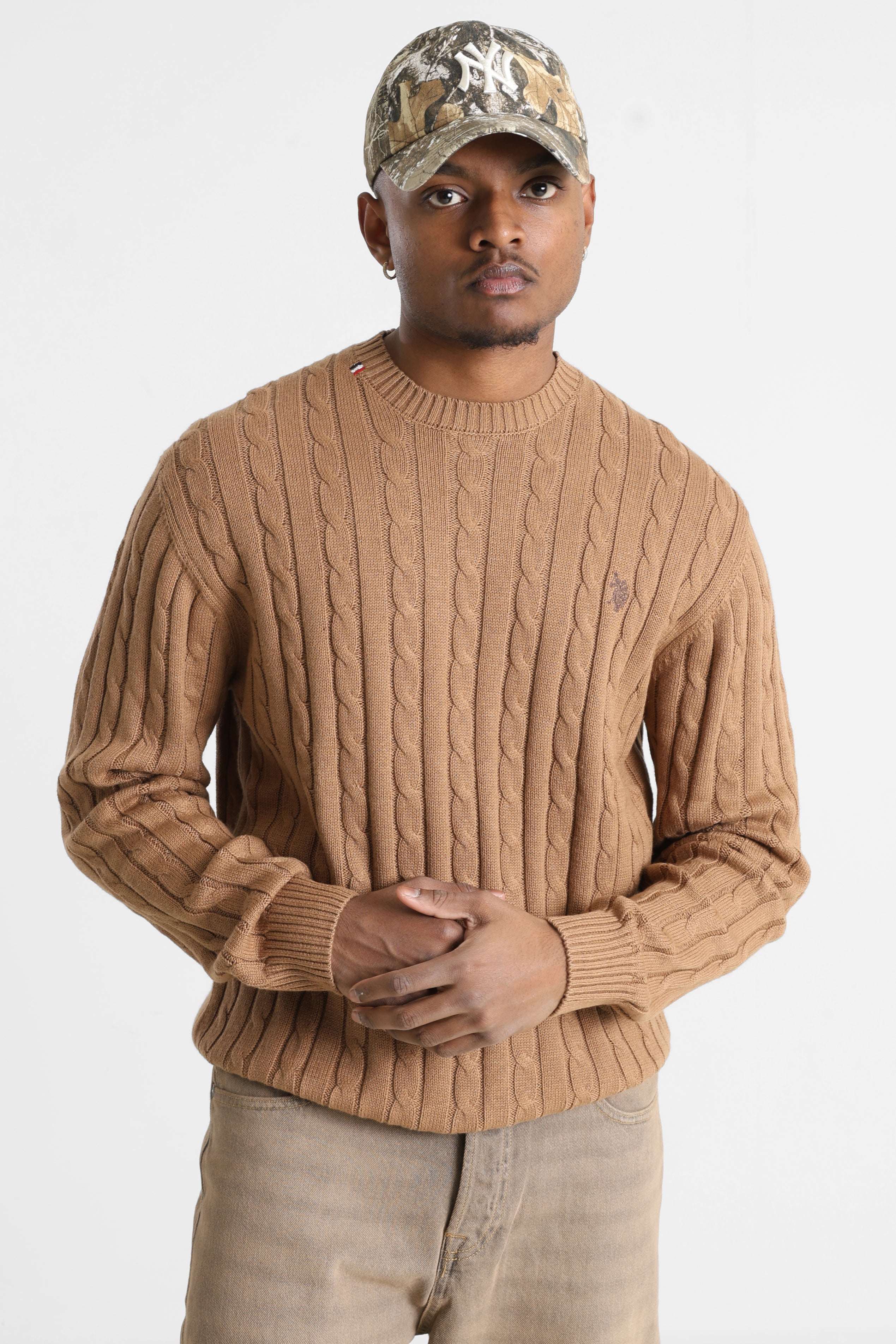 Bert pull en tricot - Camel