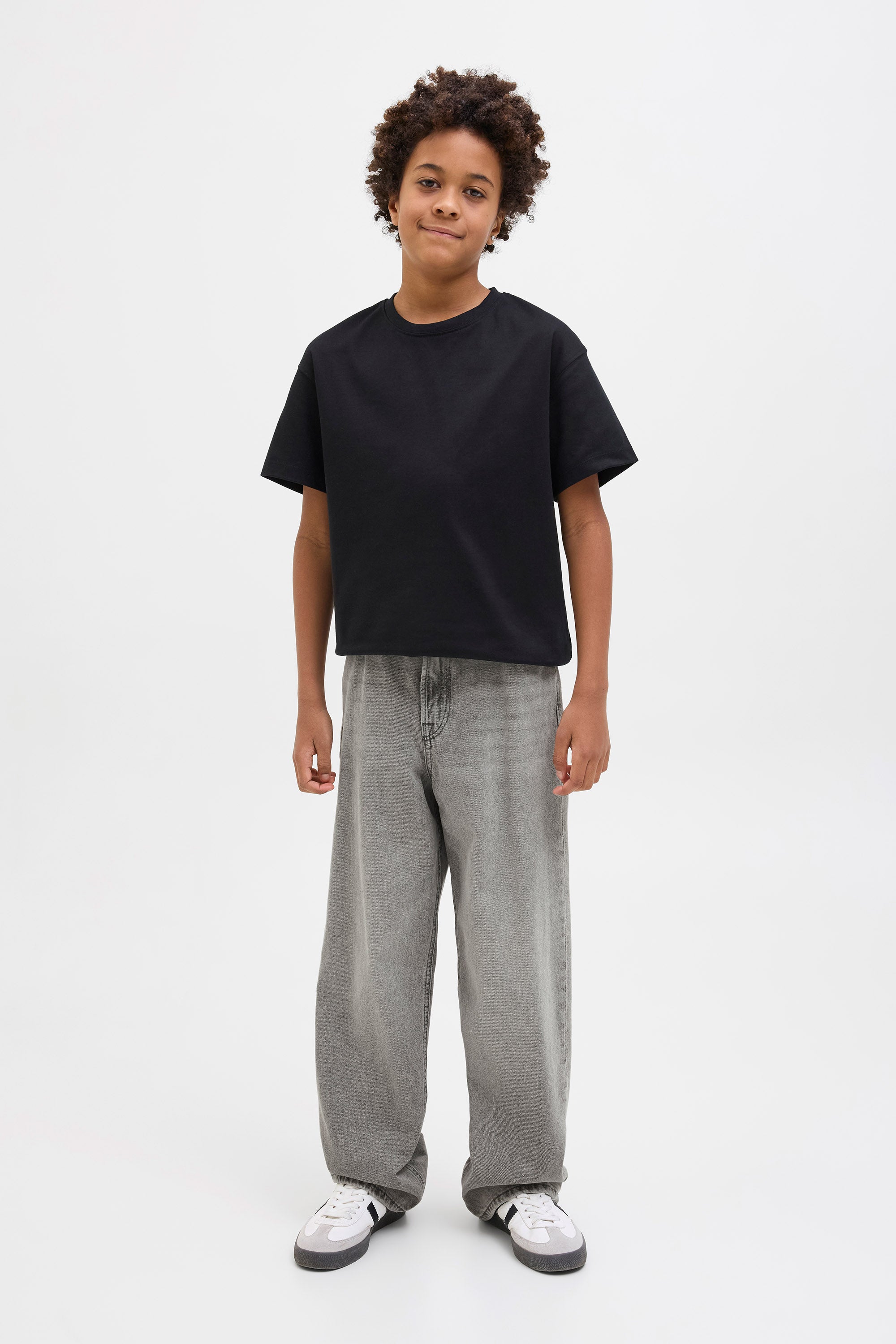 JJIALEX Baggy Fit Jeans - Grey Denim