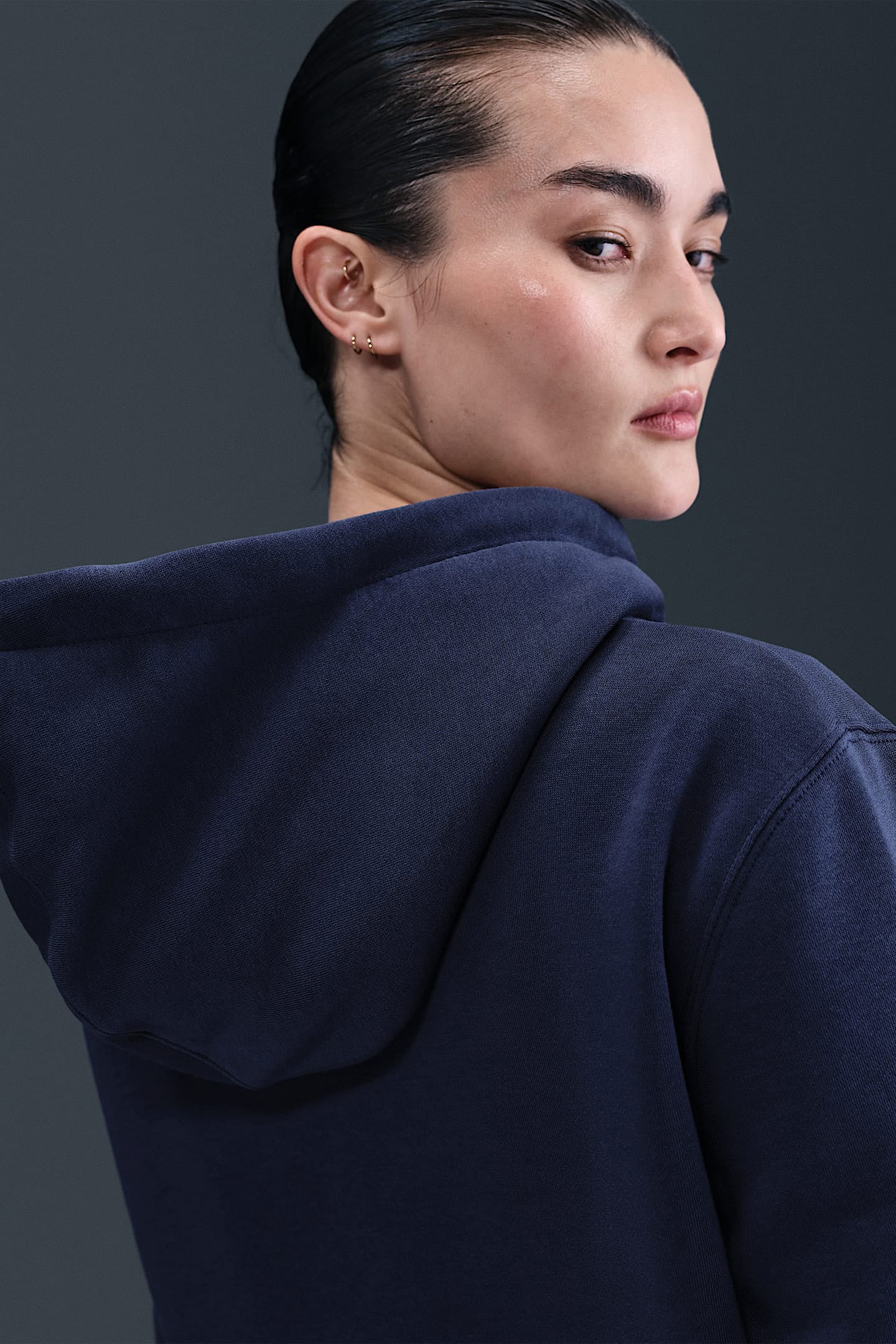Phoenix Fleece sweat zippé à capuchon - Midnight Navy