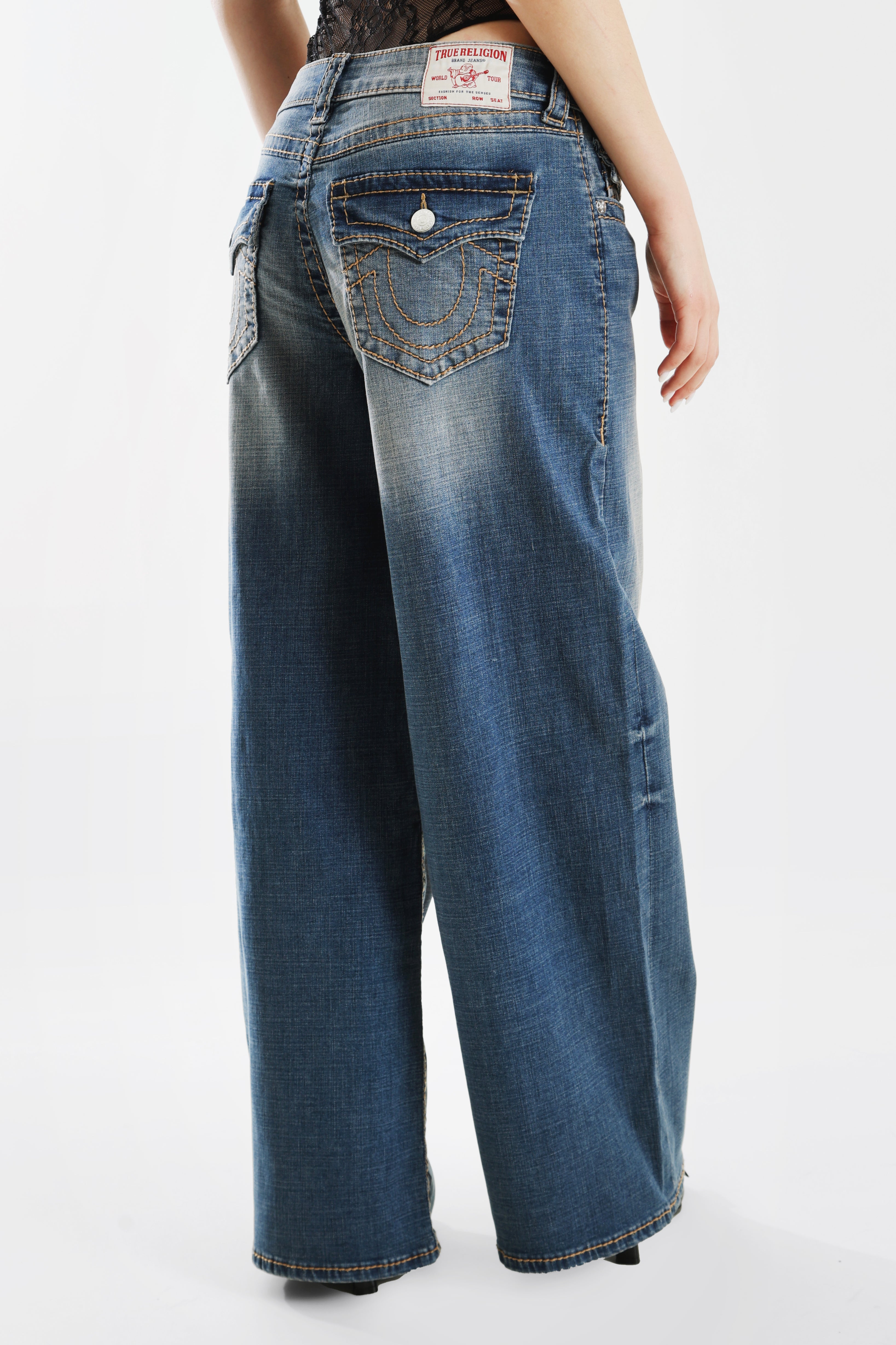 Jessie Super Baggy Fit Jeans - Radiant Pearl