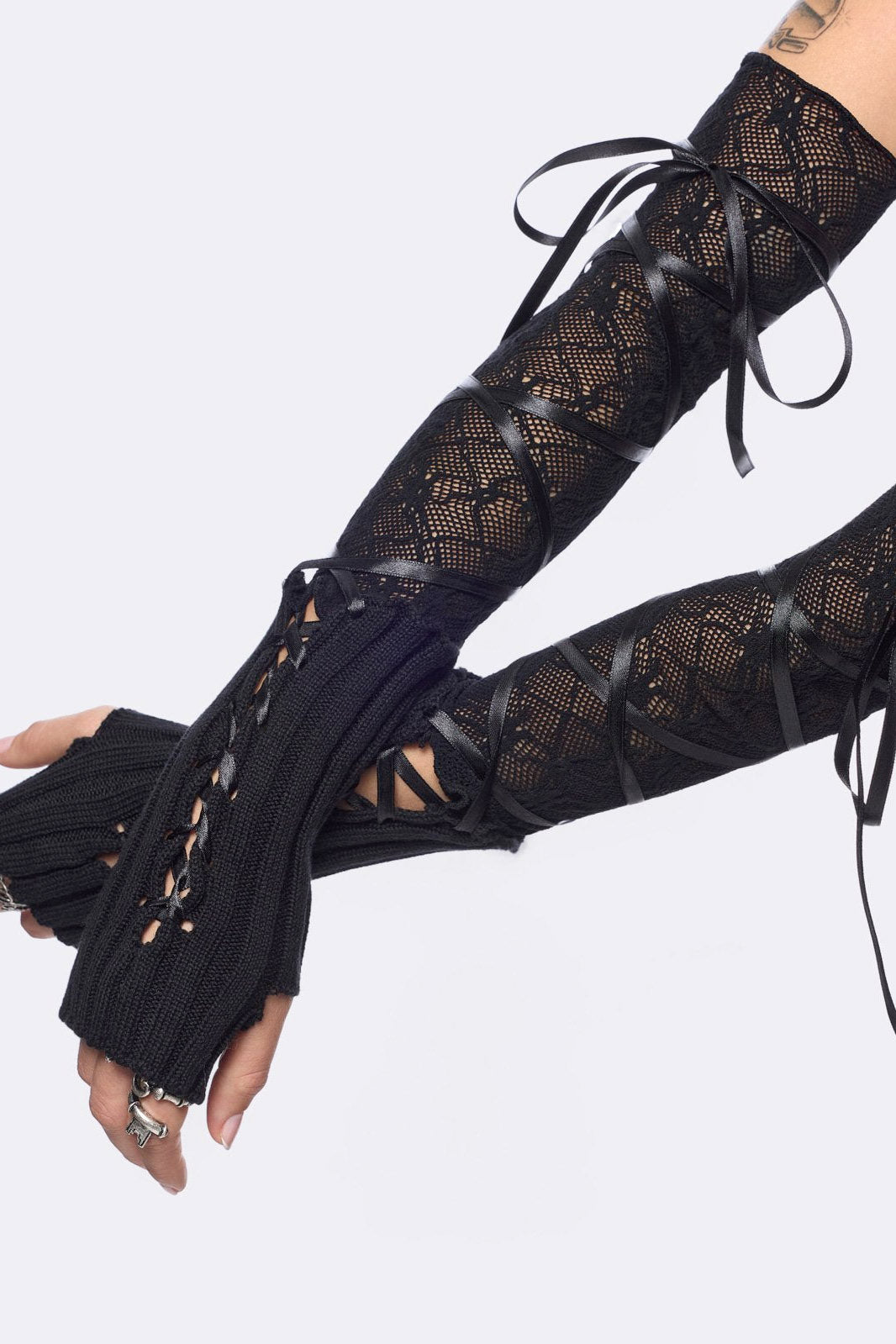 Manchettes Lacette - Black