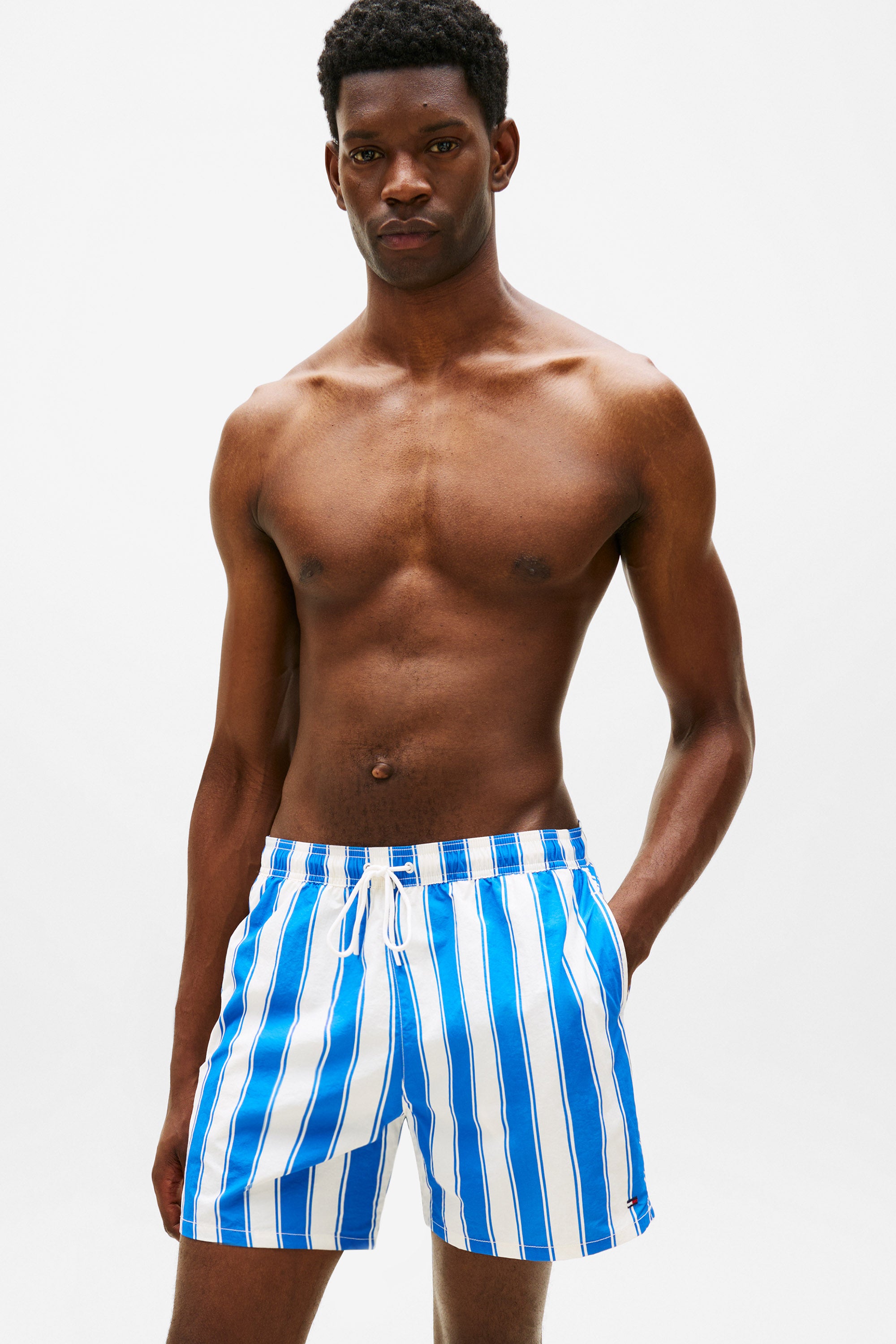 Swim shorts - Summer Stripe Blue Orbit