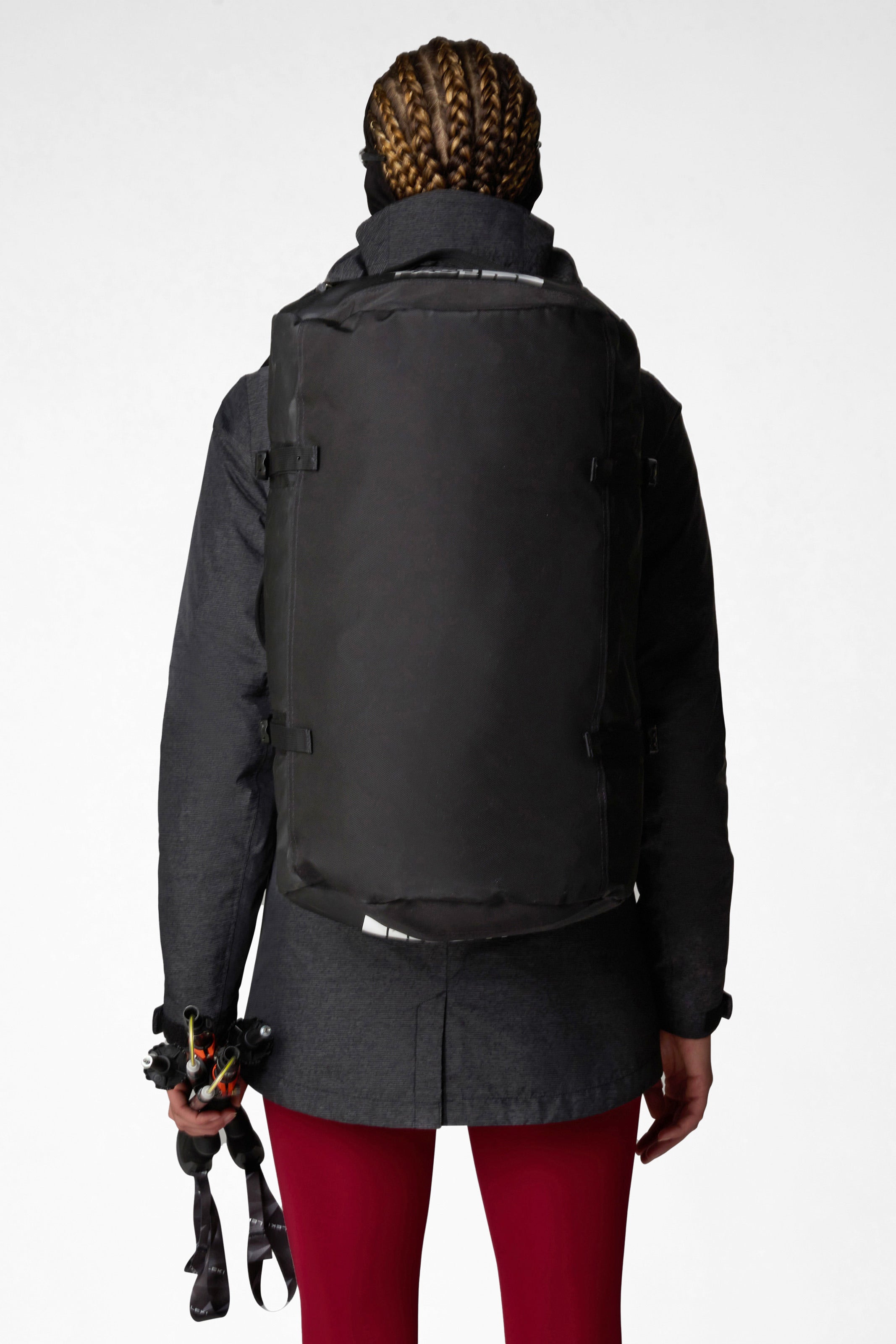 Base Camp Duffle S borsa da viaggio / zaino - Black