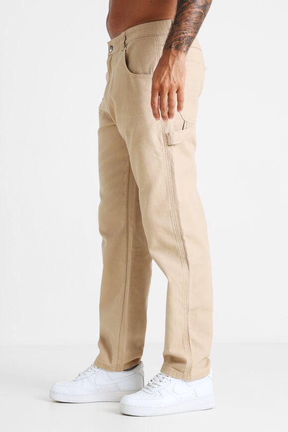 Relaxed Fit Jeans - Beige