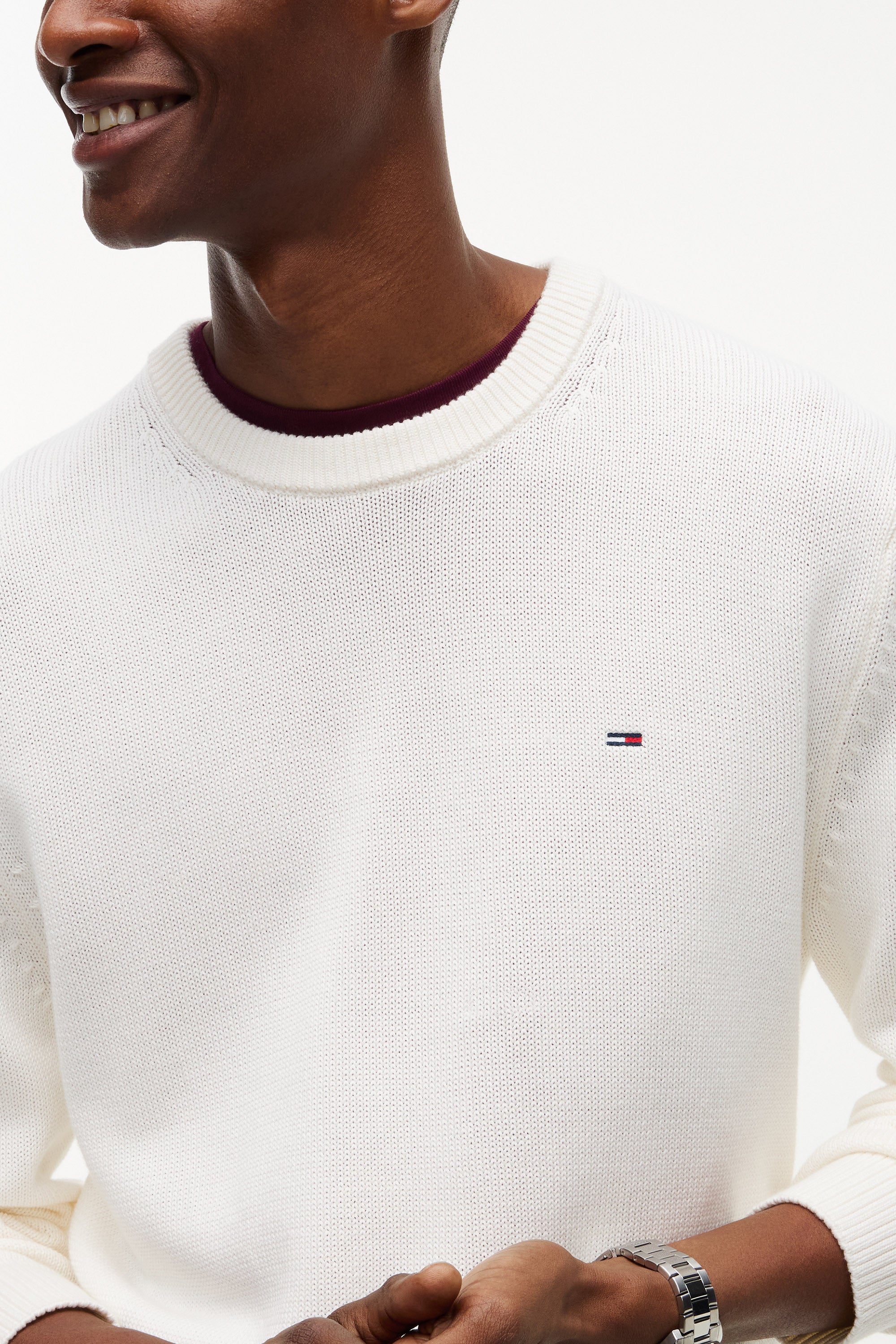 Pull en tricot fin - Offwhite