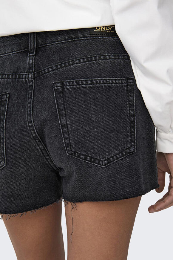 Denim shorts - Washed Black