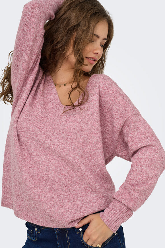 ONLRICA pull en tricot fin - Heather Rose