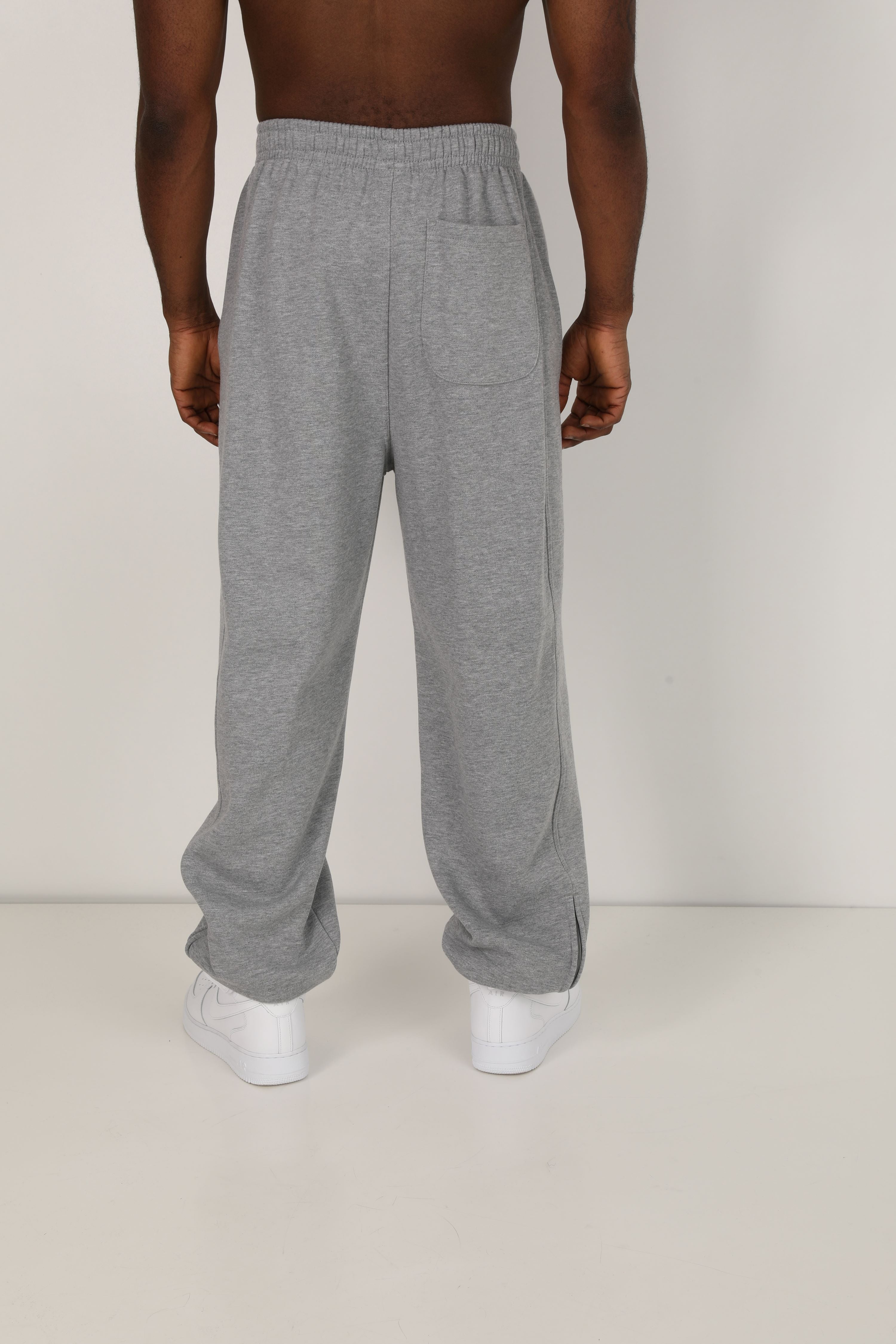 Sweathose - Hellgrau meliert