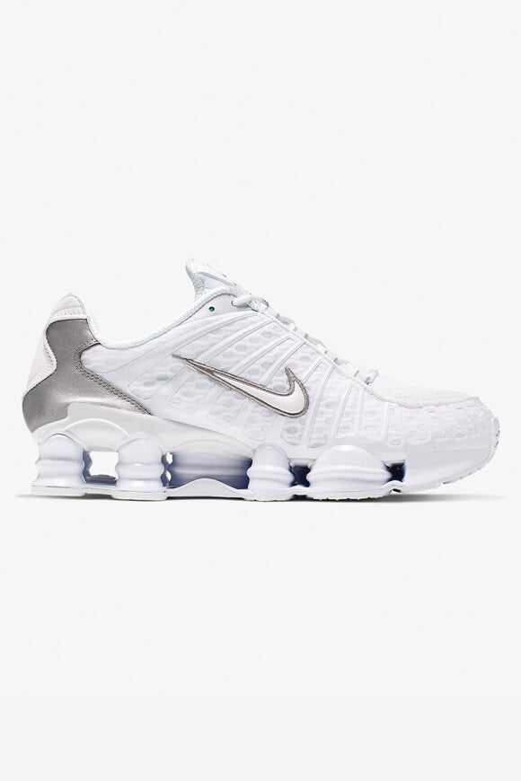 Shox TL sneakers - White + Metallic Silver