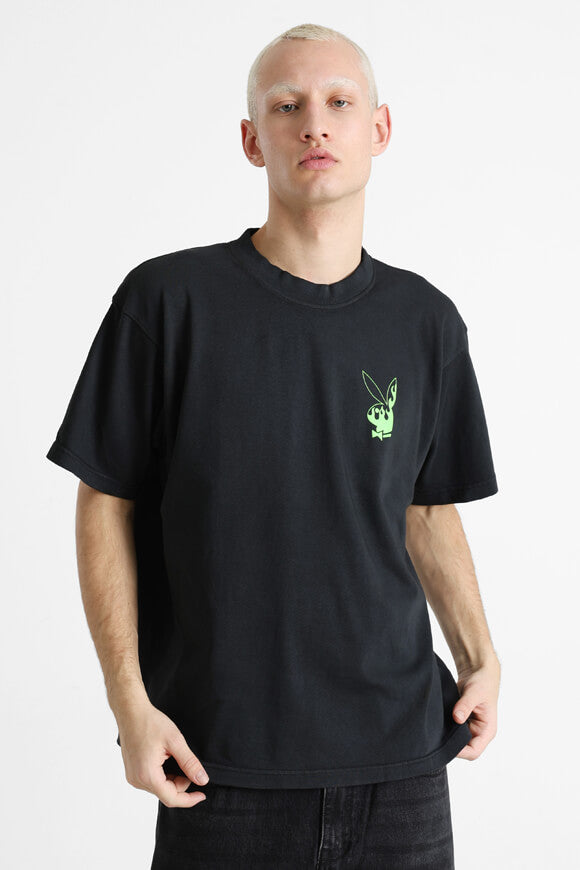Flames 2.0 T-Shirt - Back + Slime Green