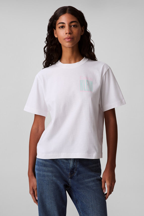 Maglietta oversize - Bianco brillante