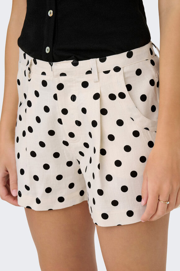 ONLTAMILA Pantaloncini in lino - Offwhite