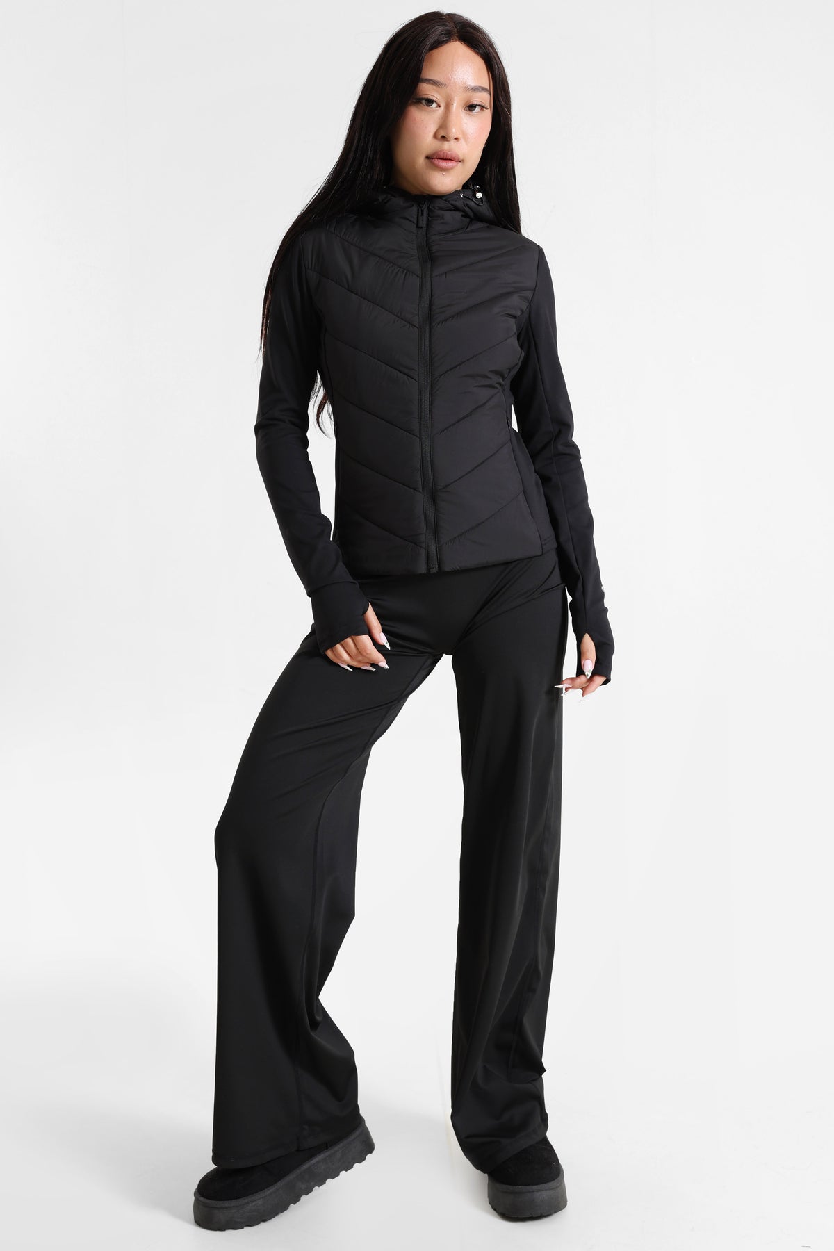 Leichte Gesteppte Jacke - Jet Black