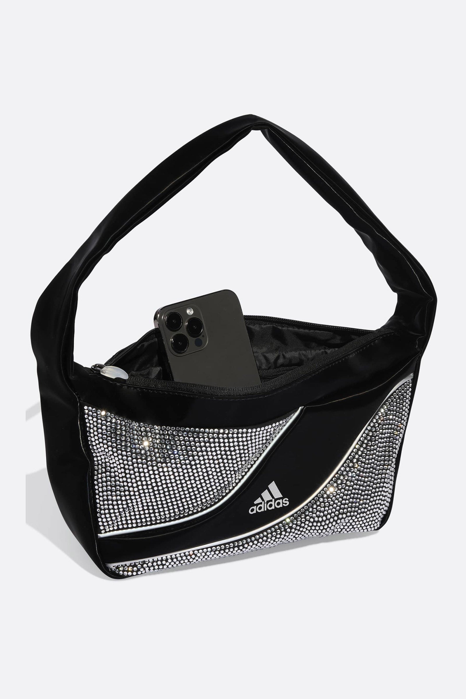 Handtasche mit Strass - Black