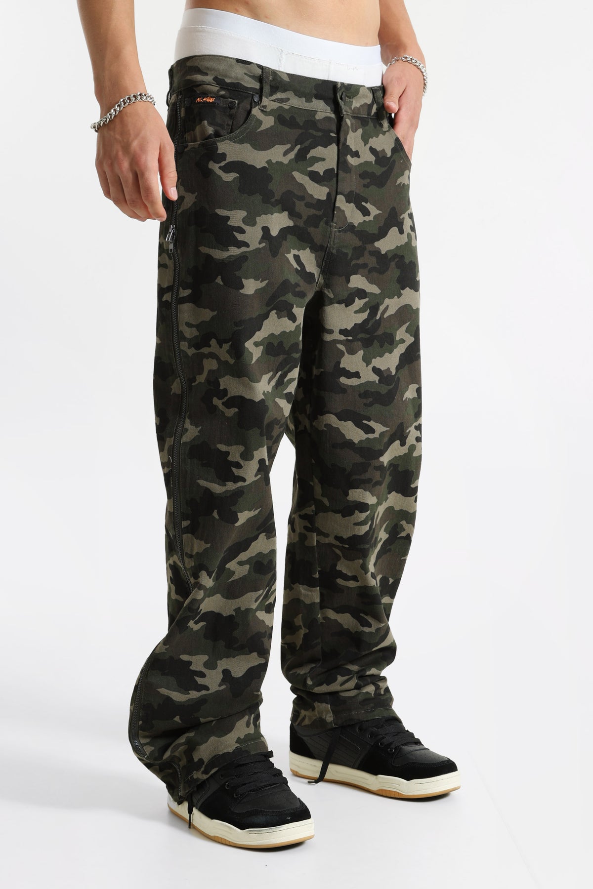 Pantalone in tessuto - Vert Camouflage