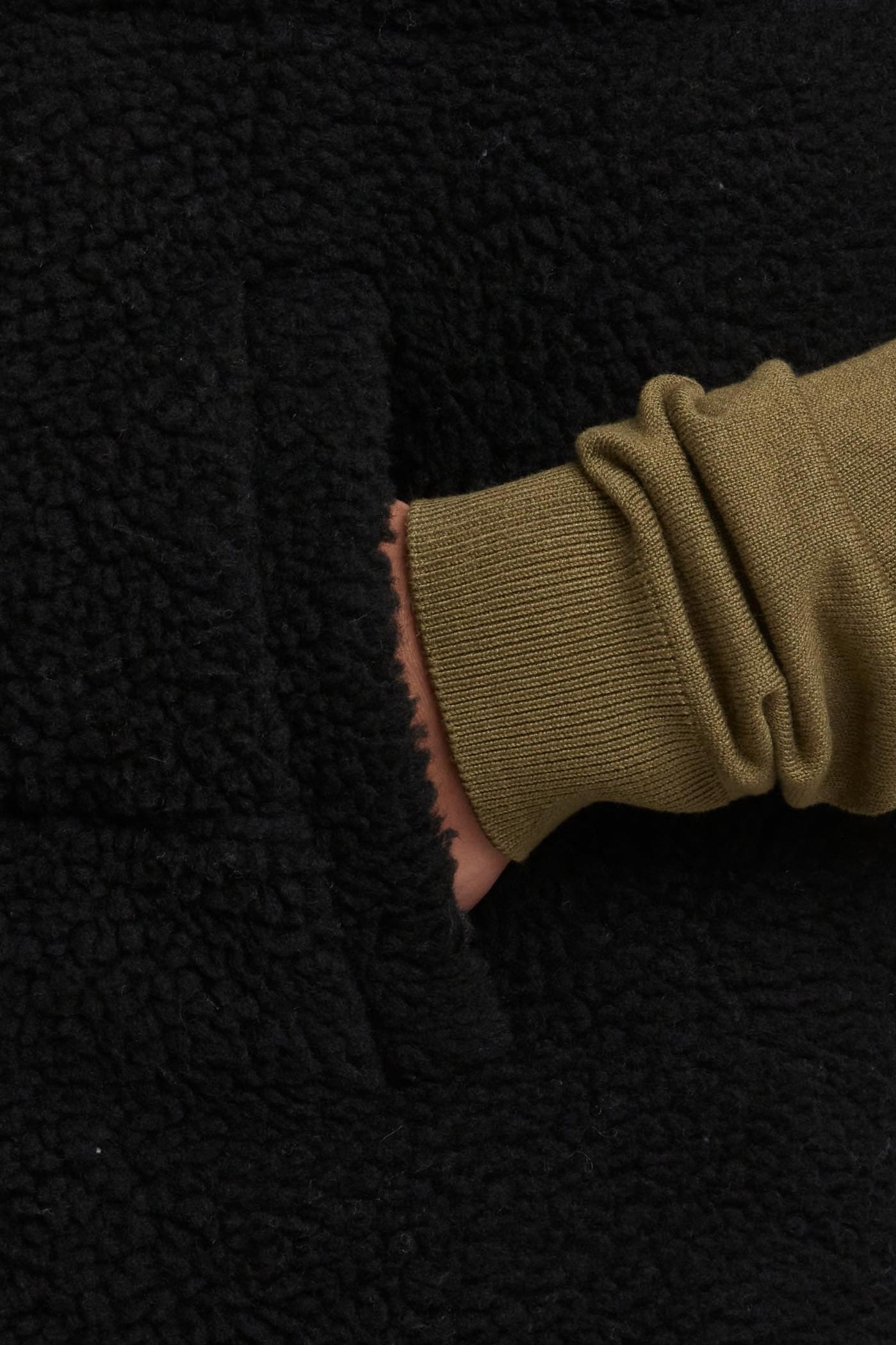 Teddy Gilet - Black