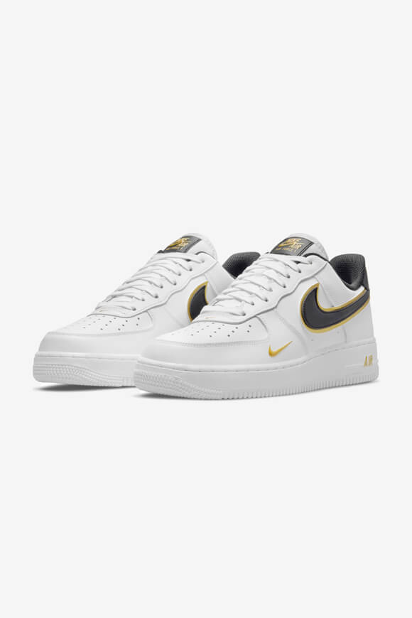 Air Force 1 '07 Sneaker - White + Black + Metallic Gold