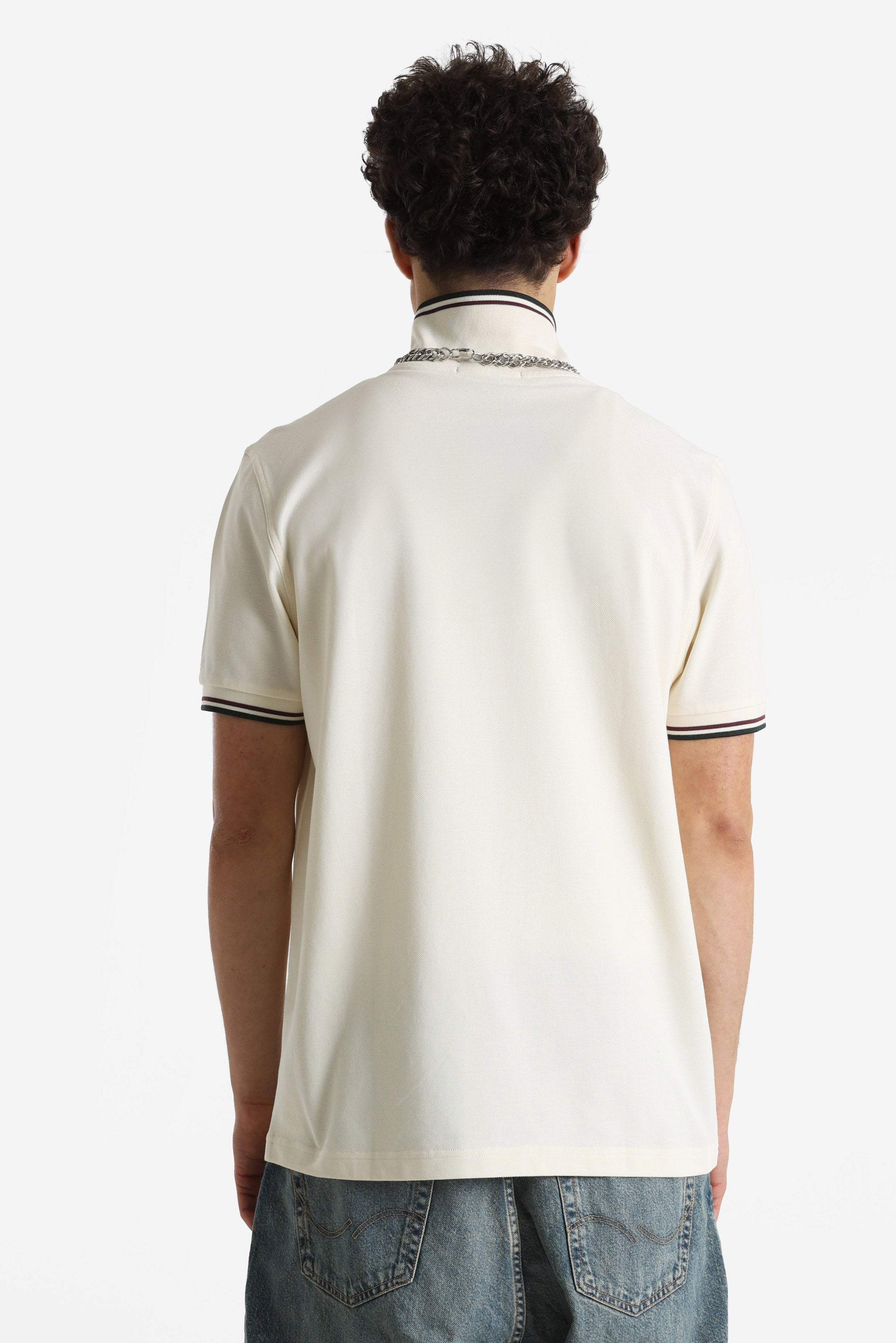 Twin Tipped Poloshirt - Offwhite