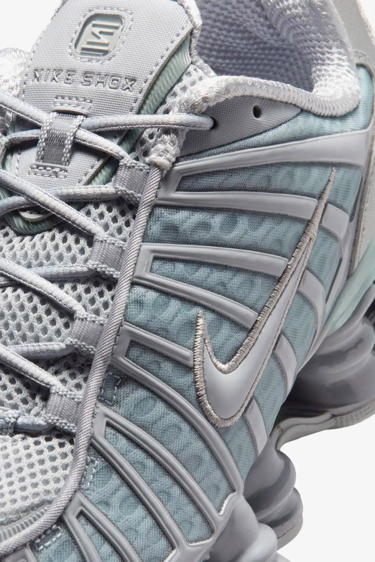 Shox TL sneakers - Wolf Grey + Metallic Silver
