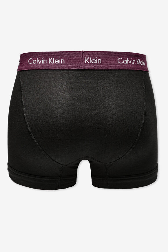 Dreierpack Boxershorts - Black + Plum + Red + Element Heather