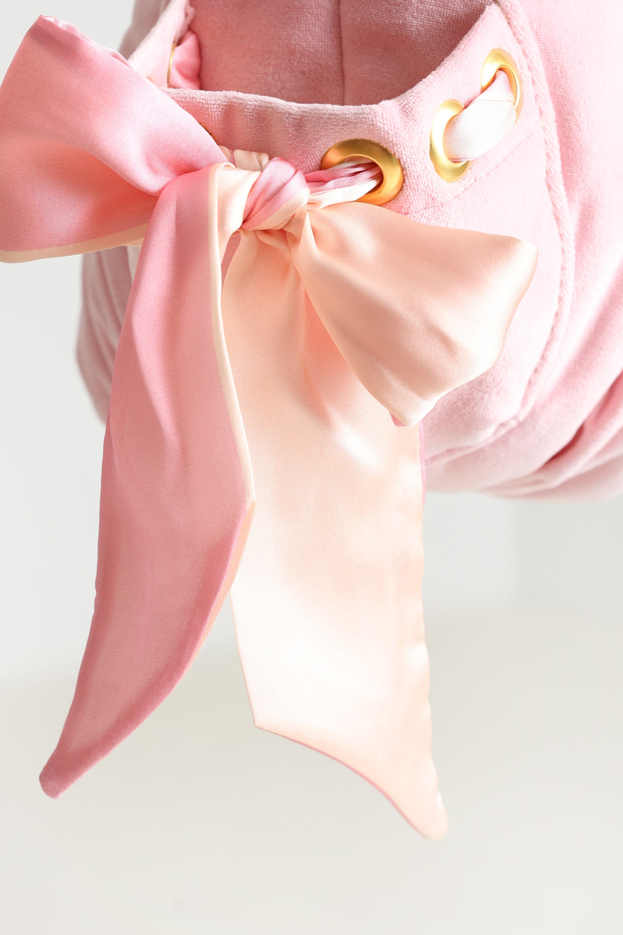 Samt Handtasche - Juicy Pink
