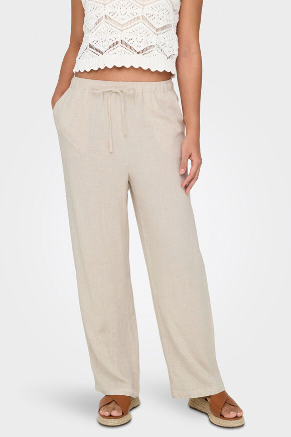 ONLSIESTA Linen pants - Moonbeam