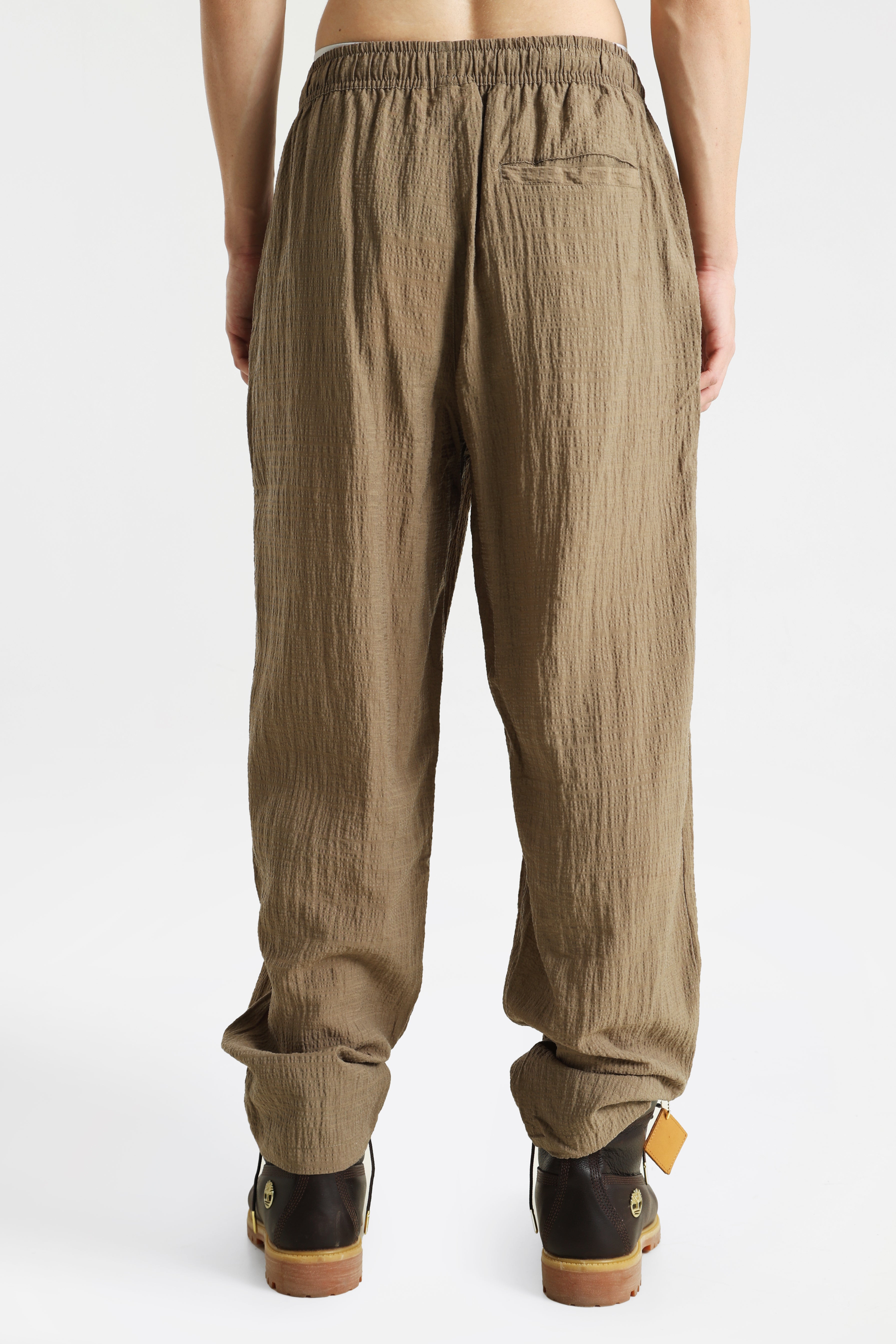 RRALEXIS Hose aus Seersucker - Tarmac