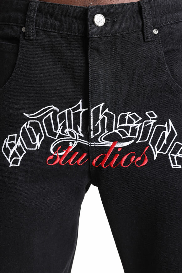 Straight Fit Jeans - Black