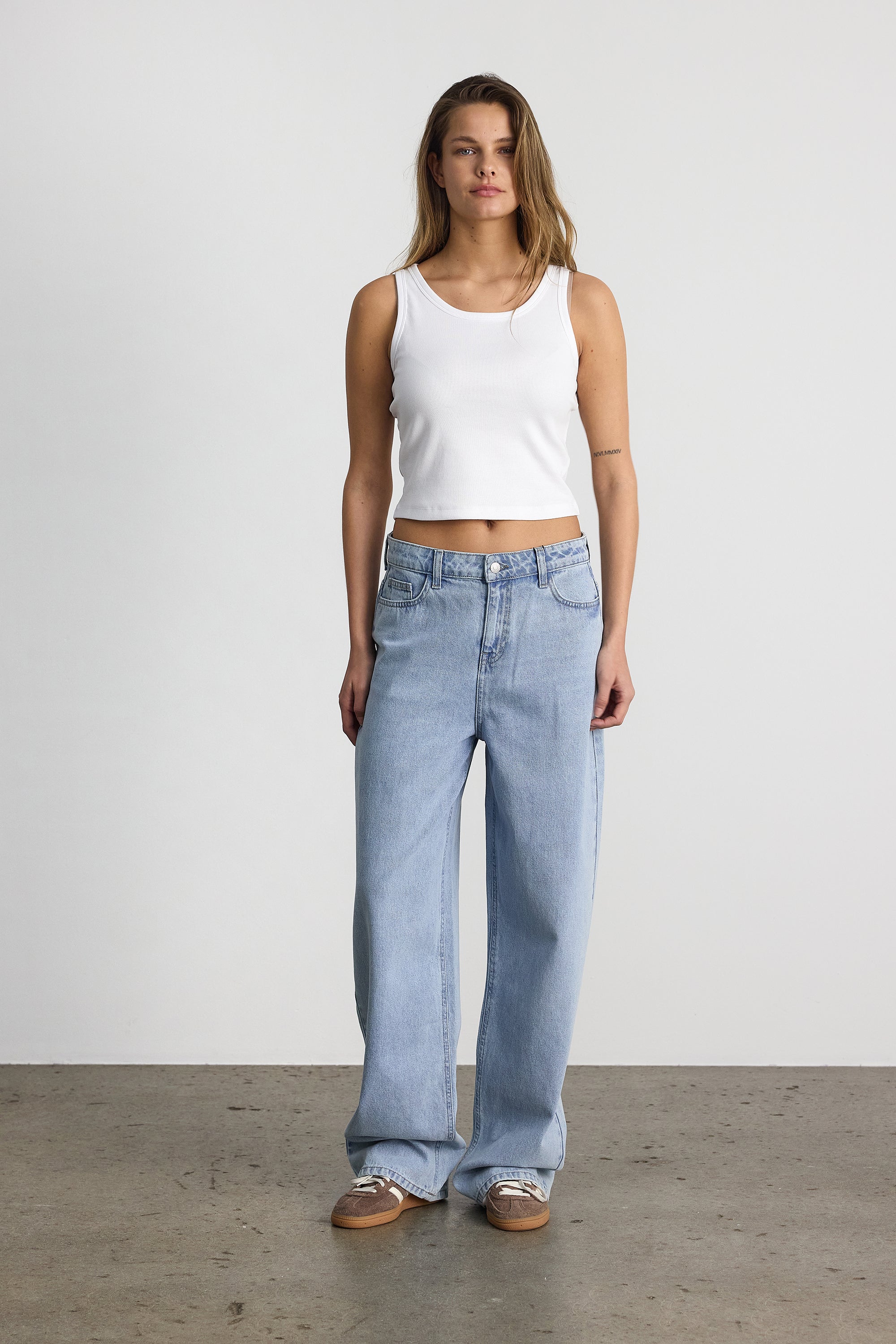 NMALEXA Regular Fit Jeans L32 - Light Blue