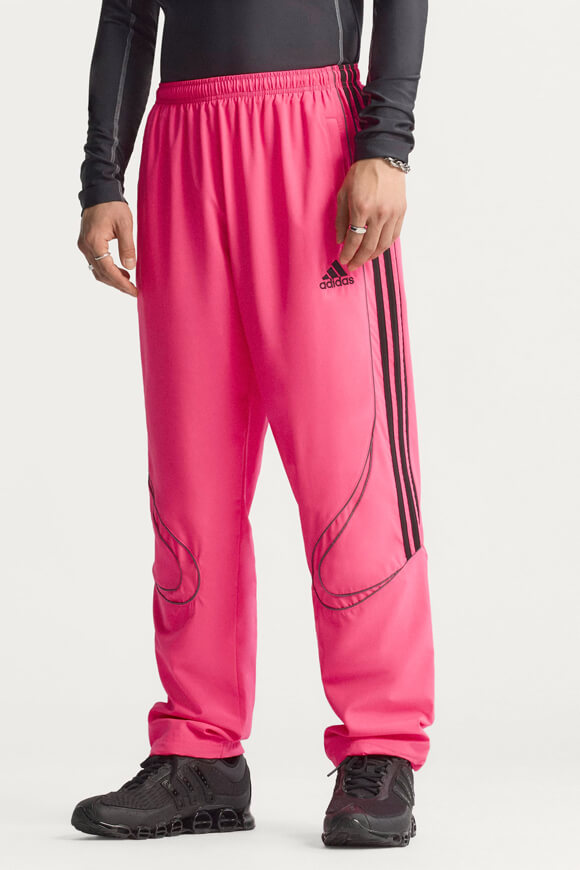 Adicolor Teamgeist training pants - Lucid Pink + Black