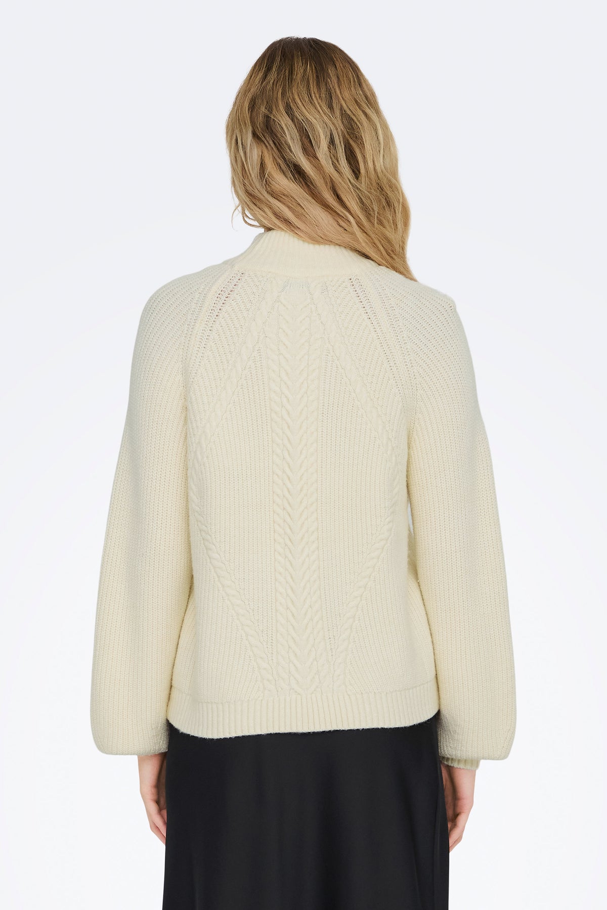 ONLKATIA rib-knit jumper - Whitecap