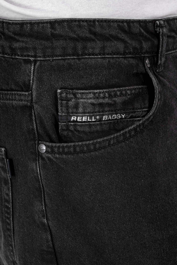 Baggy Fit Jeans - Black Washed