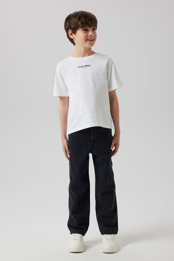 NKMYRAN Loose Fit Jeans - Black Denim