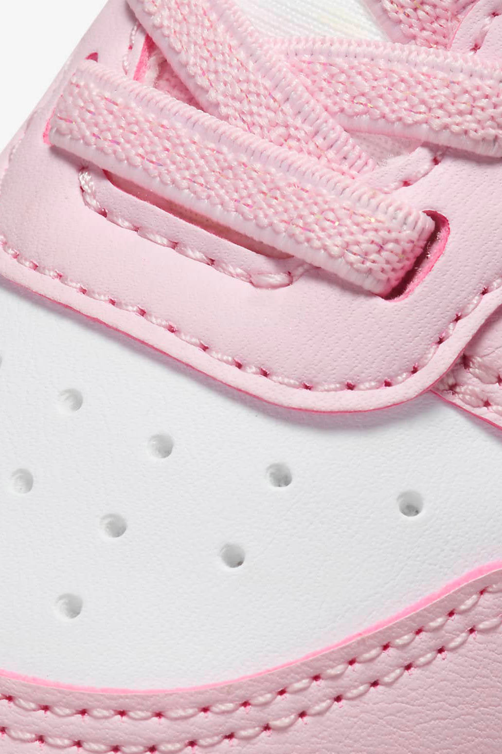 Sneakers Court Borough Recraft per bebè - Pink Foam + White