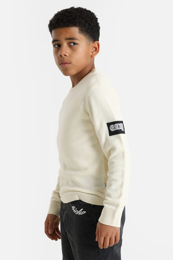 Pull en maille fine - blanc cassé