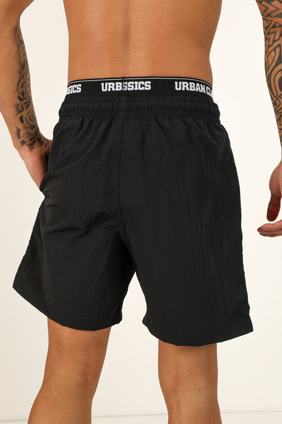 Badeshorts - Schwarz