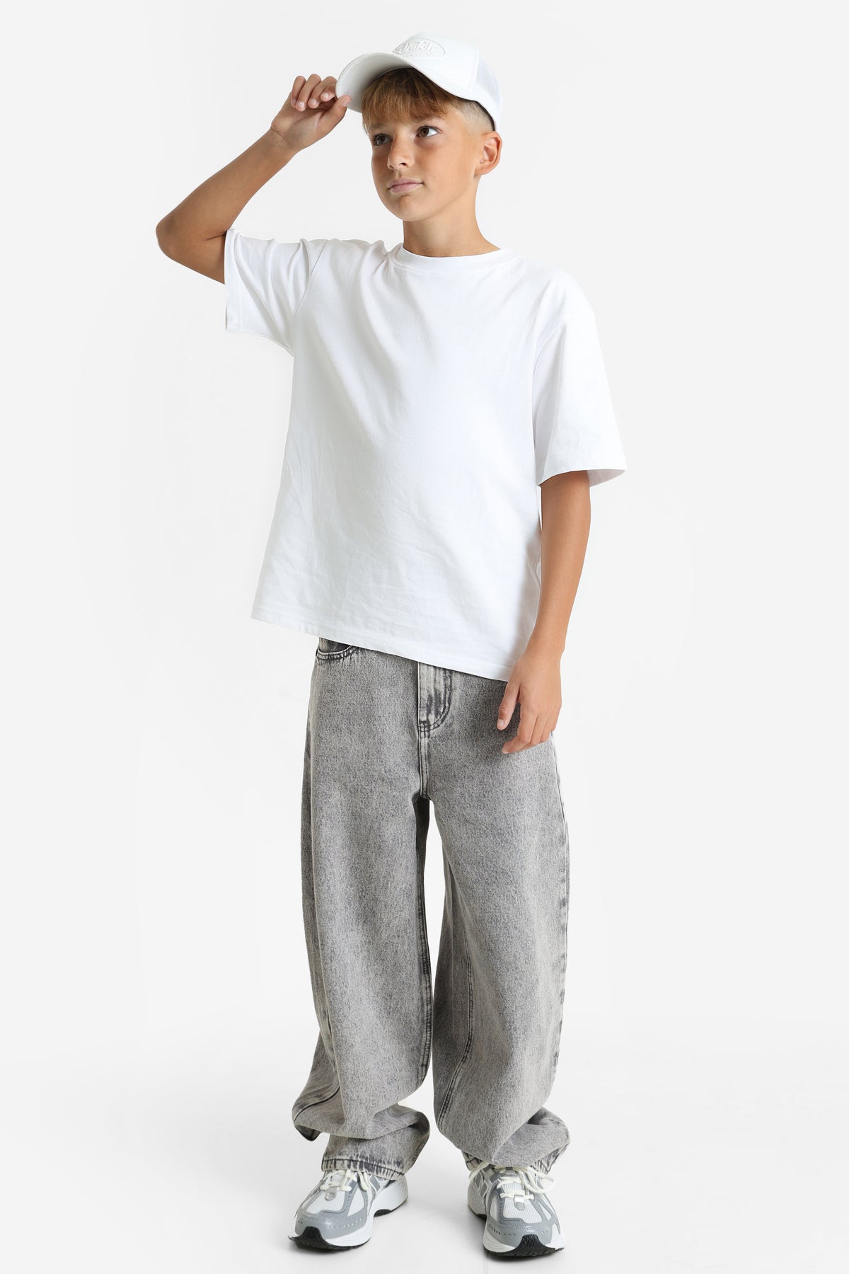 Jean ballon fit - Gris