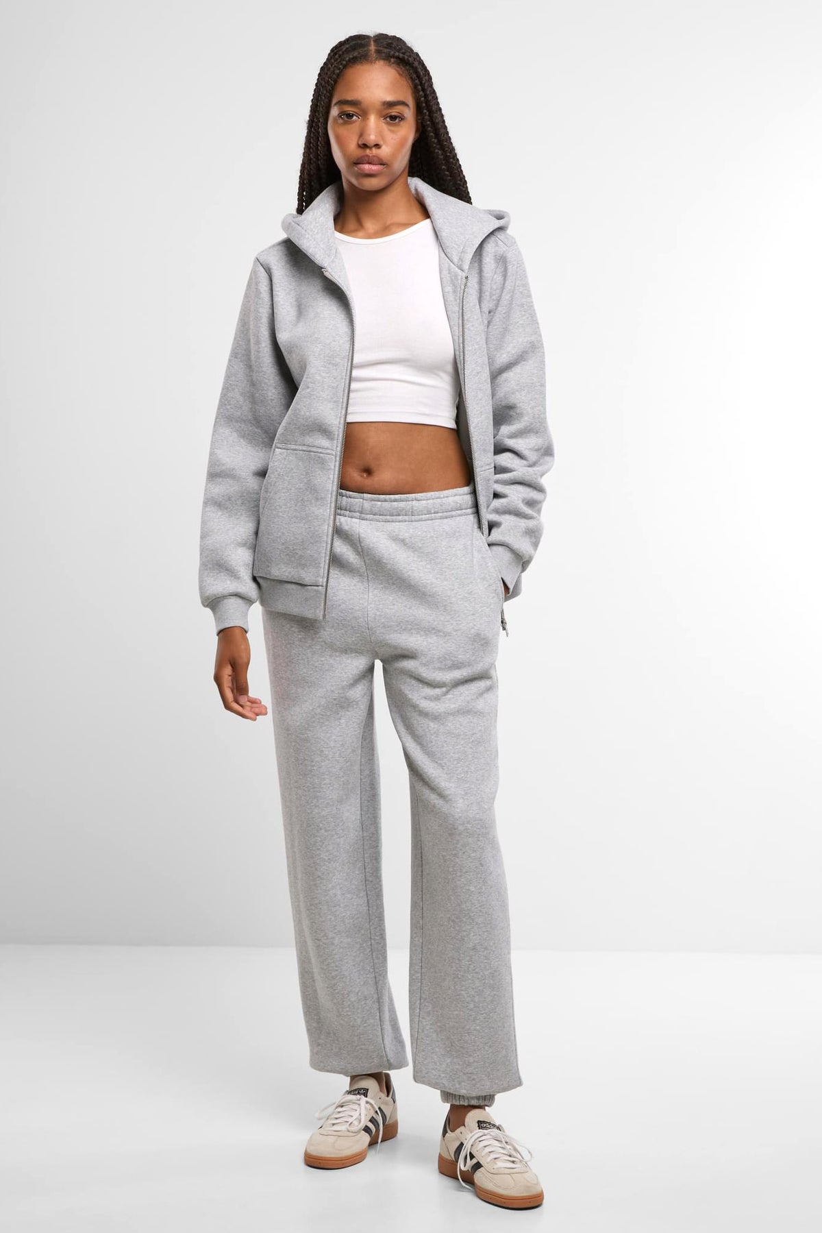 Pantaloni in felpa - Heathergrey