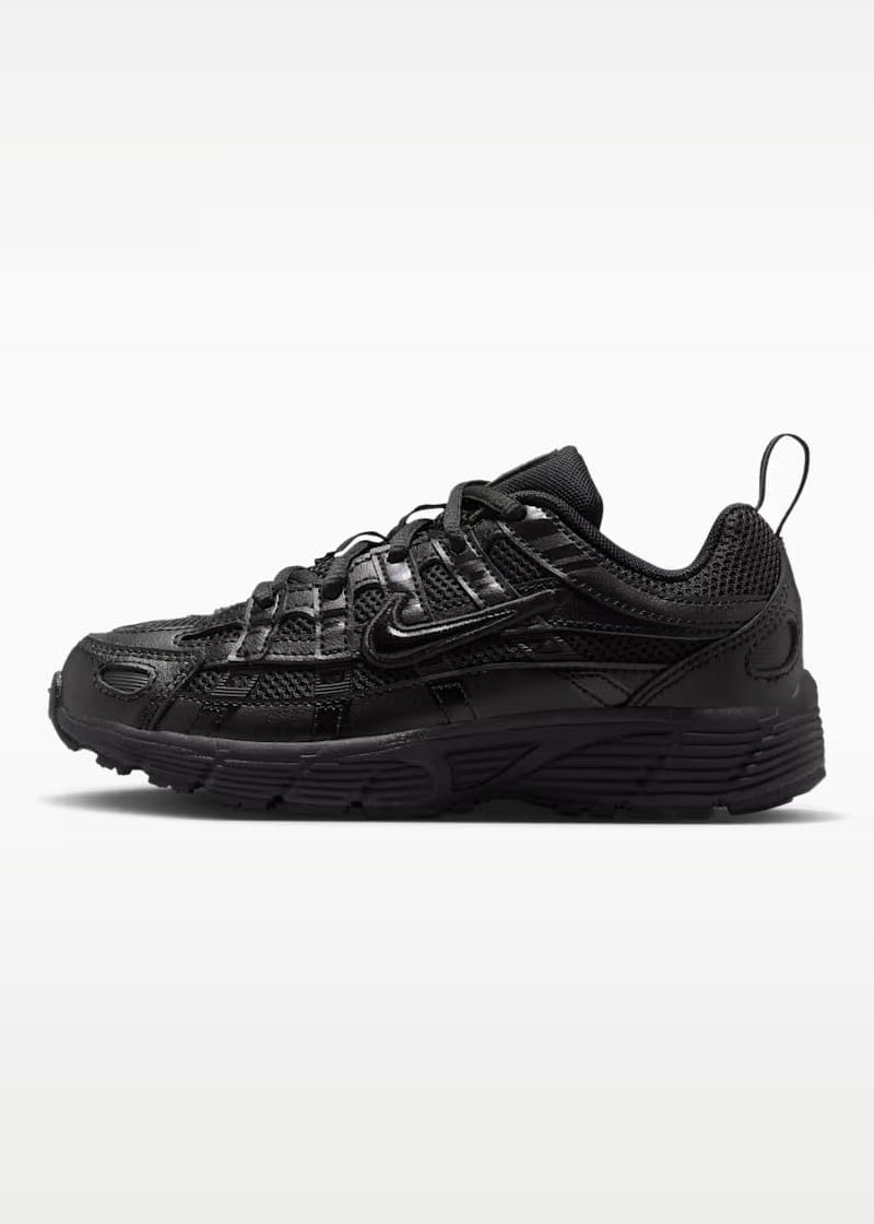 P-6000 Lace Kids Sneaker - Black